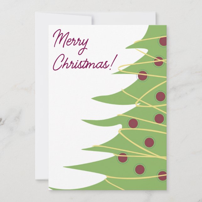 Pour Fêtes Annuelles Joyeuses cartes de Noël (Devant)
