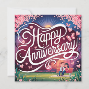 Pour Fêtes Annuelles Joyeux Anniversaire Cartes Élégant