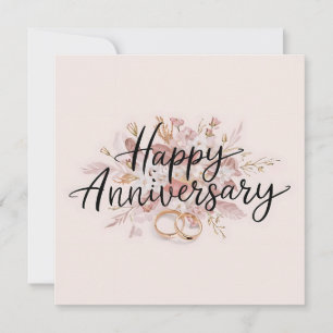 Pour Fêtes Annuelles Joyeux Anniversaire Cartes Élégant