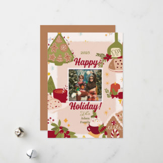 Pour Fêtes Annuelles Joyeux Cartes de fin de année de photos de Noël