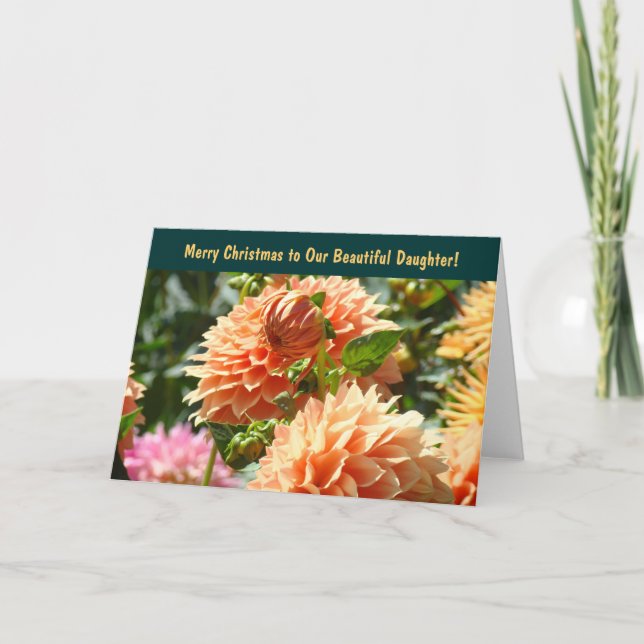 Pour Fêtes Annuelles Joyeux Noël à Notre Belle Fille ! Cartes (Devant)