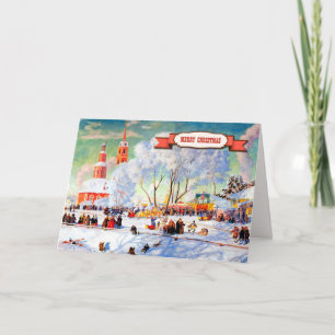 Pour Fêtes Annuelles Joyeux Noël. Cartes de Noël russes