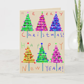 Pour Fêtes Annuelles Joyeux Noël Enfants Art Cartes de Noël