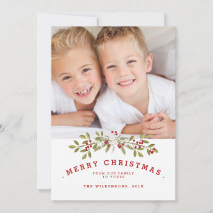 Pour Fêtes Annuelles Joyeux Noël Joyeux Joyeux Noël Deux Cartes photos