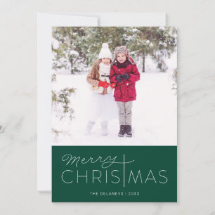Pour Fêtes Annuelles Joyeux Noël religieux Cartes photos de vacances