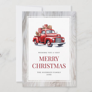 Pour Fêtes Annuelles Joyeux Noël Rustique Cadeaux Vieux Cartes de Camio