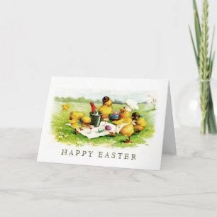 Pour Fêtes Annuelles Joyeux Pâques. Cartes de voeux de Pâques vintages