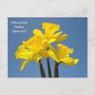 Pour Fêtes Annuelles Joyeux Pâques ! Poster Les Cartes Quand Dieu Souri