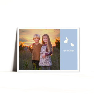 Pour Fêtes Annuelles Joyeux Printemps de Pâques Deux Cartes photos