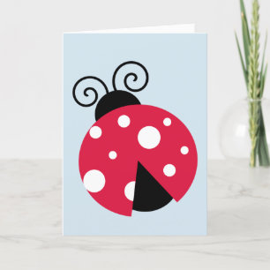 POUR FÊTES ANNUELLES LADYBUG CARTES DE SALUT, TOUTES LES OCCASIONS VIDE