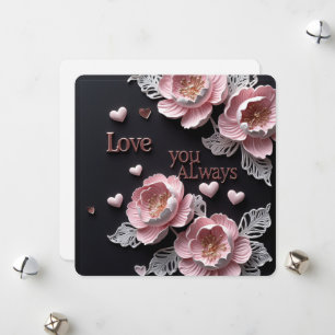 Pour Fêtes Annuelles L'amour que vous cartes toujours