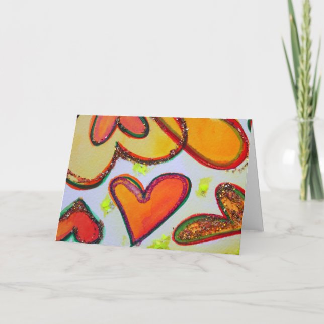 Pour Fêtes Annuelles Lauder Hearts Garden Cartes de voeux et Cartes de  (Devant)