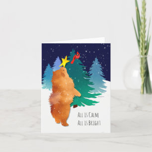Pour Fêtes Annuelles Le Céleste - Cartes d'art Chow - PERSONNALISÉ