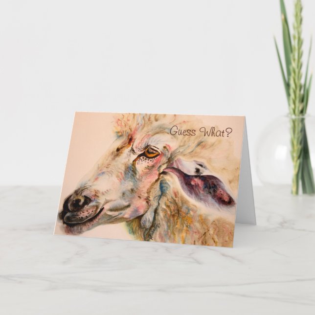 Pour Fêtes Annuelles Le mouton Valentine's Day veut des cartes d'amour  (Devant)