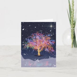 Pour Fêtes Annuelles Les cartes de Noël des Arbres Magiques