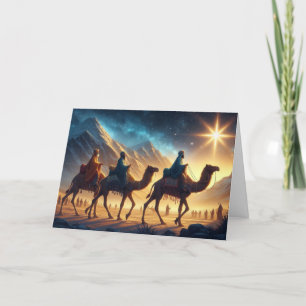 Pour Fêtes Annuelles Les Cartes de voeux de Noël des trois hommes sages