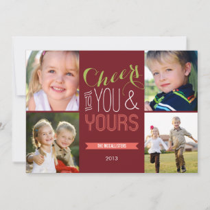 Pour Fêtes Annuelles Les Cartes photos de vacances à la mode