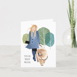 Pour Fêtes Annuelles LES CHEMINS SONT FABRIQUÉS À PIED - Cartes de Chow