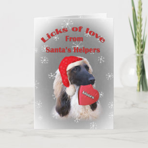 Pour Fêtes Annuelles Les licences d'amour afghanes des cartes Père Noël