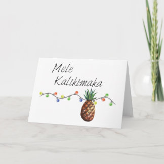 Pour Fêtes Annuelles Mele Kalikimaka - Cartes de Noël
