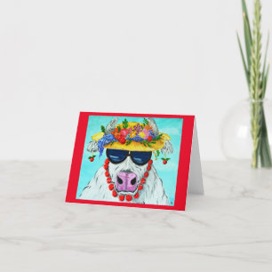 Pour Fêtes Annuelles Miss Thelma les cartes blanches de Happy Cow