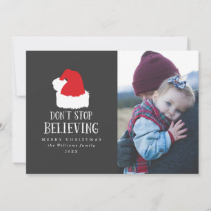 Pour Fêtes Annuelles N'arrêtez pas de croire aux cartes de Noël photo