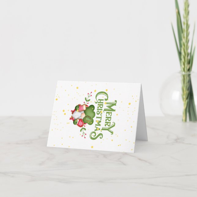 Pour Fêtes Annuelles Noël Cartes de voeux (Devant)