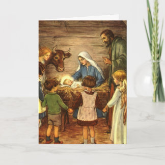 Pour Fêtes Annuelles Noël Vintage, Cartes faciles à Customiser