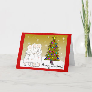 Pour Fêtes Annuelles Nonnes Cartes de Noël et Cadeaux-Art Design