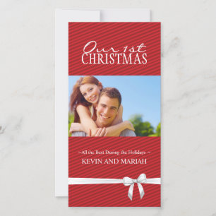 Pour Fêtes Annuelles Nos 1ères Cartes Photo de Noël