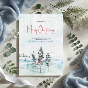 Pour Fêtes Annuelles Nous avons déplacé les cartes de Noël aquarelle