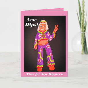 Pour Fêtes Annuelles Nouvelles Hips Nouvelles cartes Hipsters