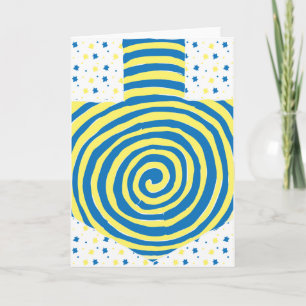 Pour Fêtes Annuelles Option Personnalisation des cartes à notes Hanoukk