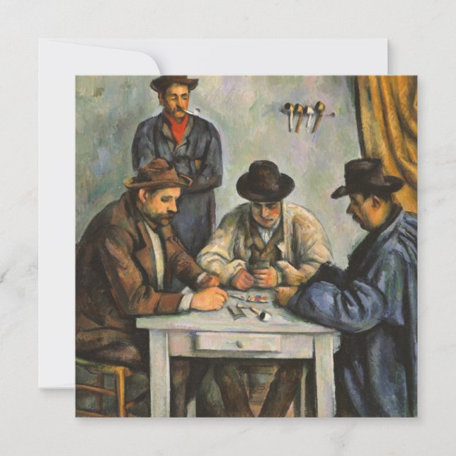 Pour Fêtes Annuelles Paul Cezanne - Les Joueurs De Cartes (Devant)
