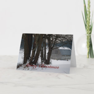 Pour Fêtes Annuelles Paysages hivernaux Cartes de Noël