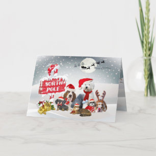 Pour Fêtes Annuelles Père Noël Aide Aux Cartes Du Pôle Nord