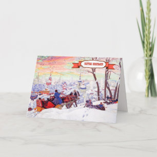Pour Fêtes Annuelles Prettige Kerstdagen. Cartes de Noël en néerlandais