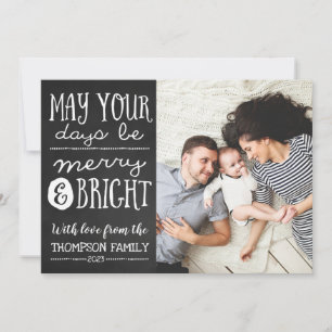 Pour Fêtes Annuelles Que vos jours soient joyeux et Cartes photos