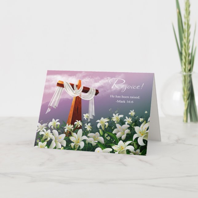 Pour Fêtes Annuelles Réjouissez-vous. Cartes religieuses chrétiennes de (Devant)