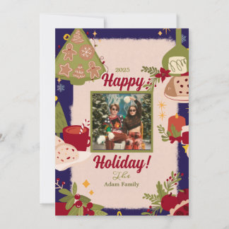 Pour Fêtes Annuelles Saint Jolly Joyeux Noël Photo Cartes de fin de ann