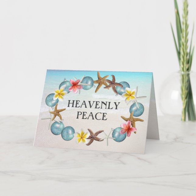 Pour Fêtes Annuelles Serrure Tropicale Cartes de Noël Religieuses (Devant)