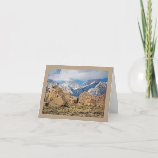 Pour Fêtes Annuelles Sierra orientale cartes de note d'instantanés