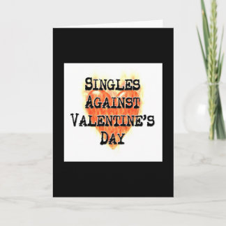 Pour Fêtes Annuelles Singles contre les cartes de Saint Valentin