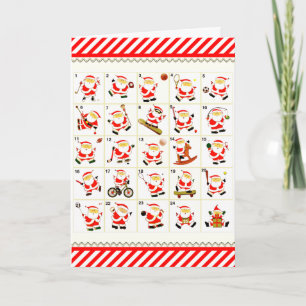 Pour Fêtes Annuelles Sports Cartes de fin de année de Noël à thème
