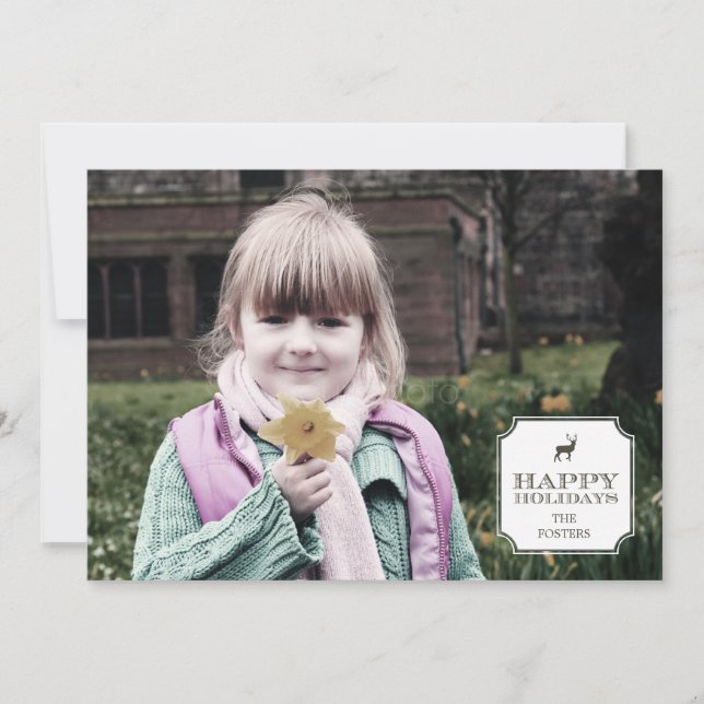 Pour Fêtes Annuelles Tag Cartes photos de vacances (Devant)