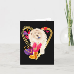 Pour Fêtes Annuelles TU FAIS MON COEUR ALLER BLER - Crème Chow cartes d