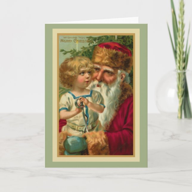 Pour Fêtes Annuelles Un Noël très joyeux - cartes de Noël victoriennes (Devant)