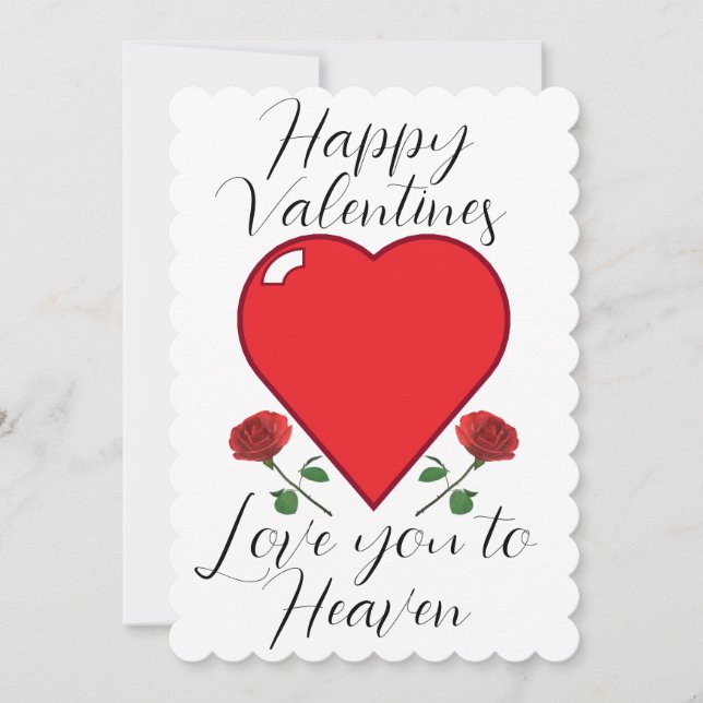 Pour Fêtes Annuelles Valentines Cartes de Jour Note personnalisable (Devant)