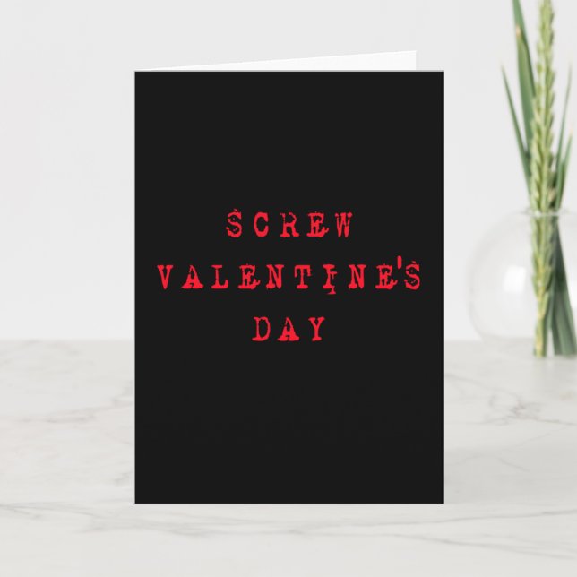 Pour Fêtes Annuelles Vis les cartes de Saint Valentin (Devant)