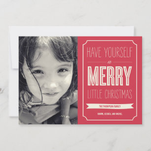 Pour Fêtes Annuelles voeux de Noël Cartes photos de vacances